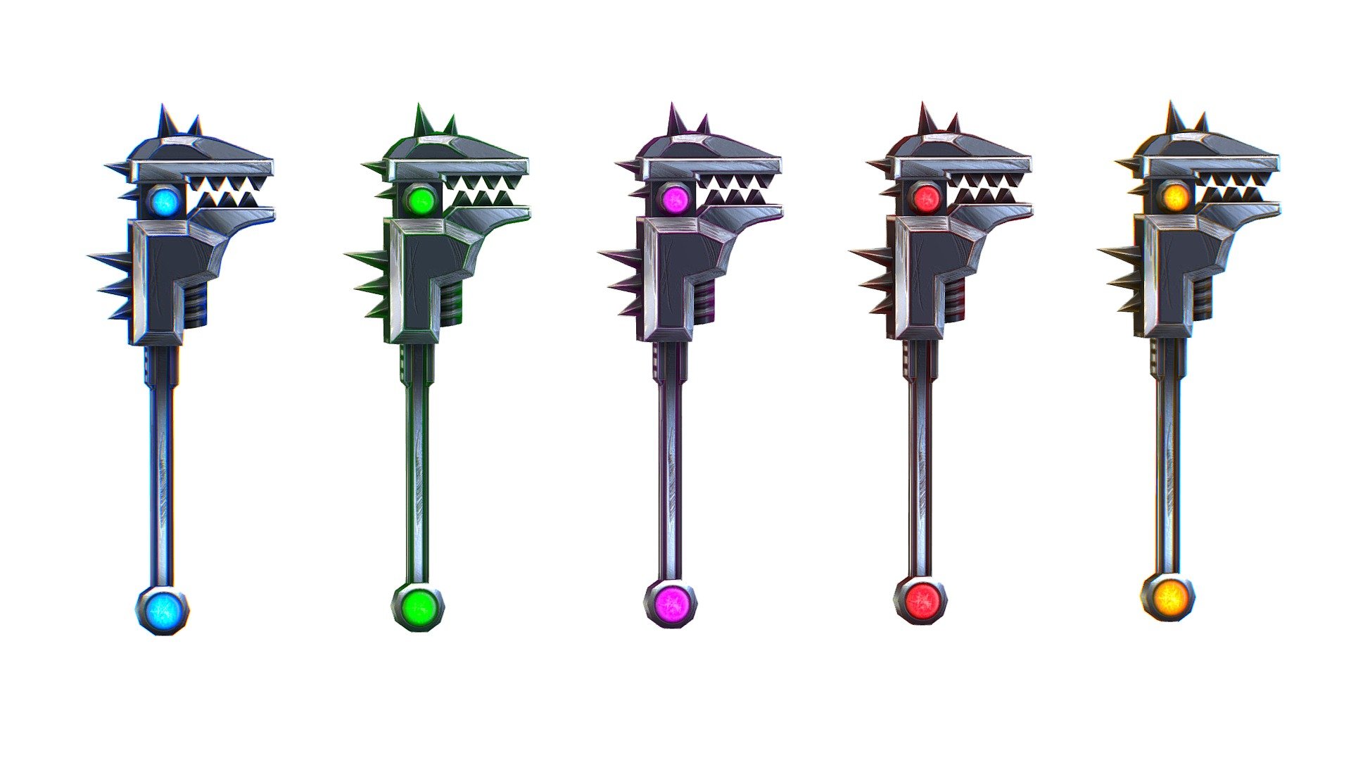 a set of cutting weapons  - 3dsMax /  PSD  and Concept File included - a set of cutting weapons - Buy Royalty Free 3D model by Oleg Shuldiakov (@olegshuldiakov) 3d model