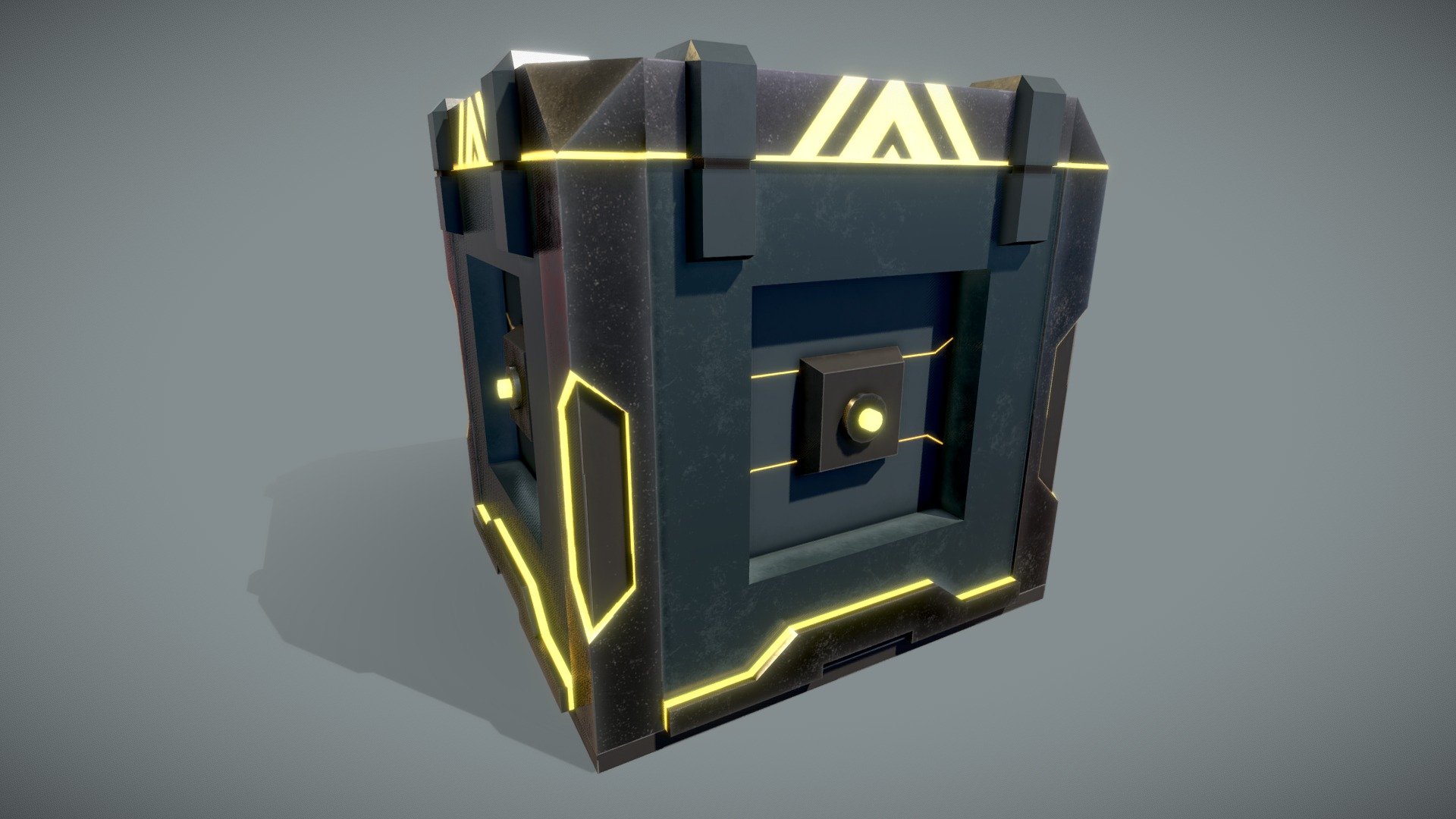 This is an old project of mine! What did you think of him? How could I improve?

This object I created when I was developing a cyberpunk game that was never finished. The concept was based on the story of a distant and chaotic time. In this world, a portion of the richest financed a super advanced laboratory that was built on an isolated island. In this place illegal experiments were carried out with humans in the search for mind control. 

Soon I'll post more models created for this story!

I hope you liked it!

You'll get the following:
- Lowpoly file (.OBJ)
- Color, Emissive, Metallic, Roughness, Ambient Occlusion, Normalmap Textures (.PNG)
- Substance Painter file (.SPP)
- .Blend file - Cyberpunk - Laboratory Box (Study files) - Buy Royalty Free 3D model by EduardoIkeda 3d model