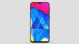 Samsung Galaxy M10 office, computer, device, pc, laptop, tablet, smart, electronics, equipment, headphone, audio, mockup, smartphone, cellular, android, ios, phone, realistic, cellphone, cheap, earphones, mock-up, render, 3d, mobile, home, screen