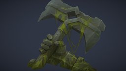 Last Outlander assets, dwarf, props, diffuseonly, fantasyweapon, gamereadyasset, outlander, weapon, handpainted, axe, stylized, fantasy, lastoutlander