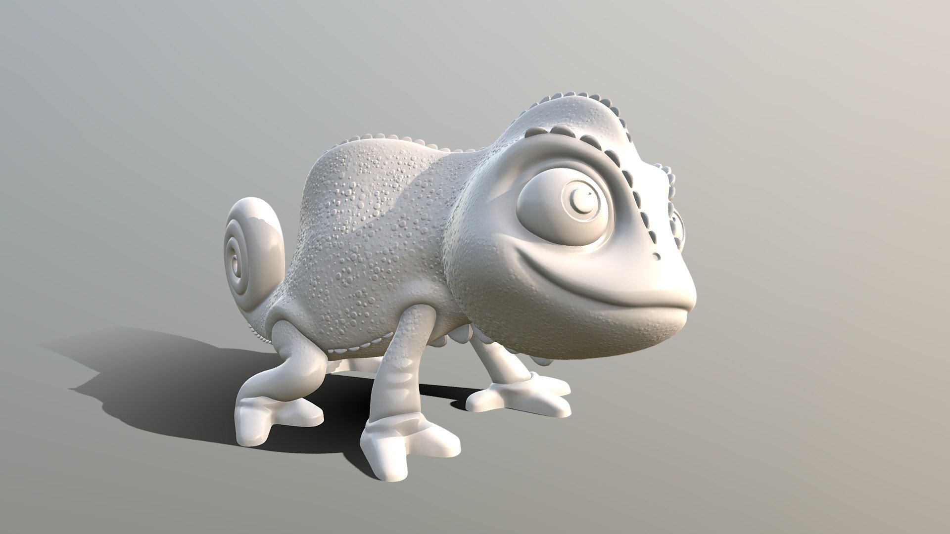 Pascal is Rapunzel's pet chameleon and a supporting character in Disney's 2010 animated feature film, Tangled 3d model