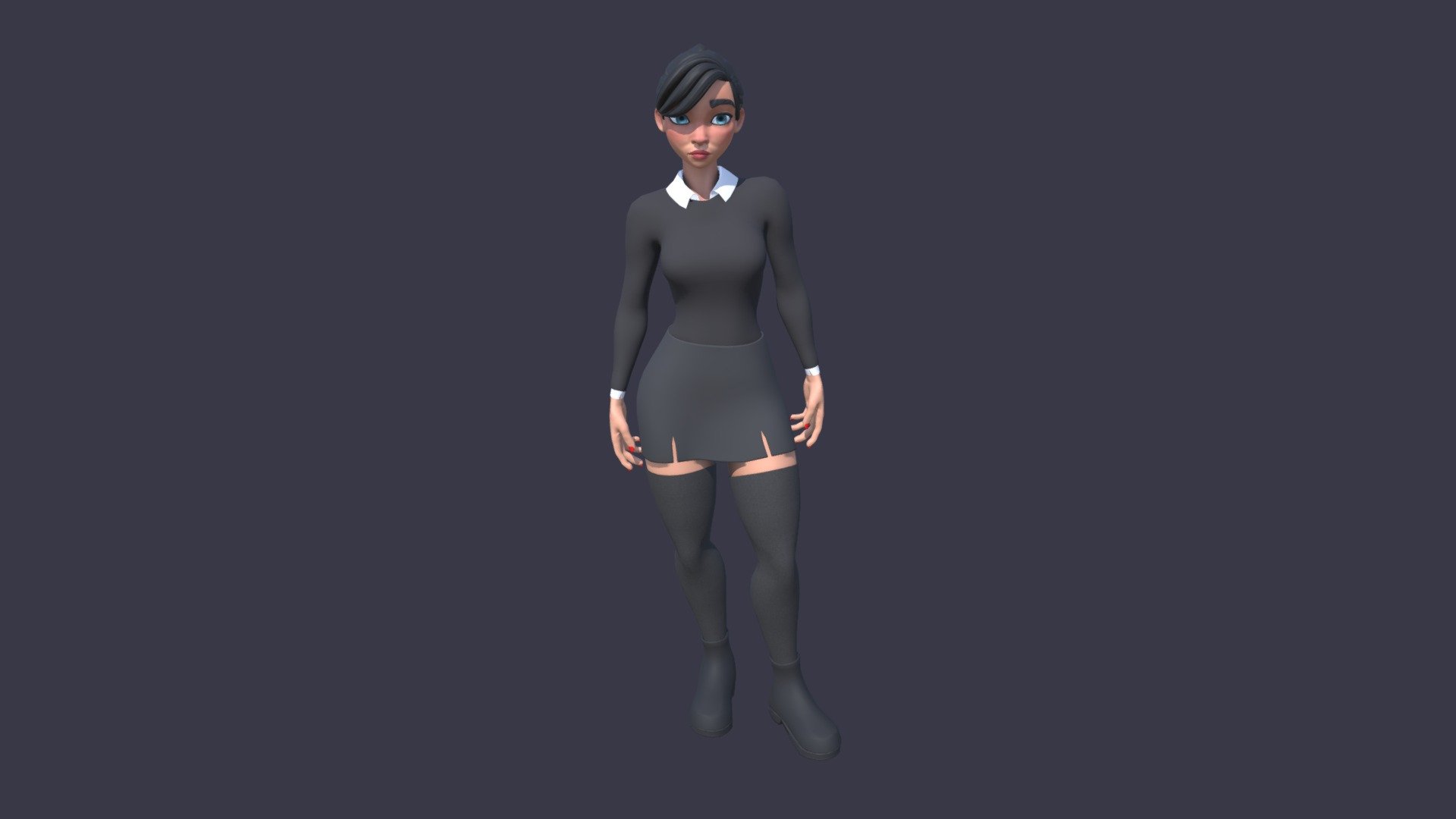 So this is the first model I ever post here! I hope to be able to post more in the future! - Veronica - 3D model by Nomar.Sanabria 3d model