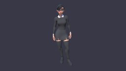 Veronica charactermodel, substancepainter, maya, character, charactermodeling, zbrush