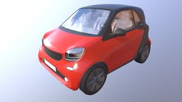Fahrzeug typ smart, wip, auto, mid-poly, work-in-progress, fahrzeug, typ, vis-all-3d, 3dhaupt, 3d-symbol, fahrzeugmodule-2, smart-for-two, vehicle, blender3d, car, fahrzeug-typ-microcar