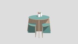 furniture 21 AM244 Archmodel room, school, child, furniture, table, chair