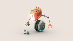 ARC-R-23 mech, bot, mechanical, sciencefiction, scifi, robot