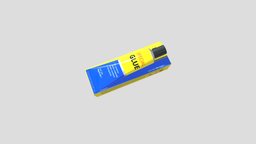 Glue Tube tube, box, package, glue, substancepainter, substance