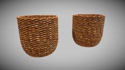 Rattan Basket basket, rattan, vimini