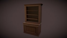 Wooden Bookshelf victorian, wooden, shelf, shelves, victorian-furniture, wood-furniture, wooden-shelf, wood, victorian-era