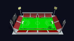 Football Stadium Pack stadium, football, soccer, arena, fifa, footballplayer, soccer-player, soccer-player-football, soccer-stadium, unity, 3d, lowpoly, voxel, gameasset, stylized, building, sport, gameready, environment