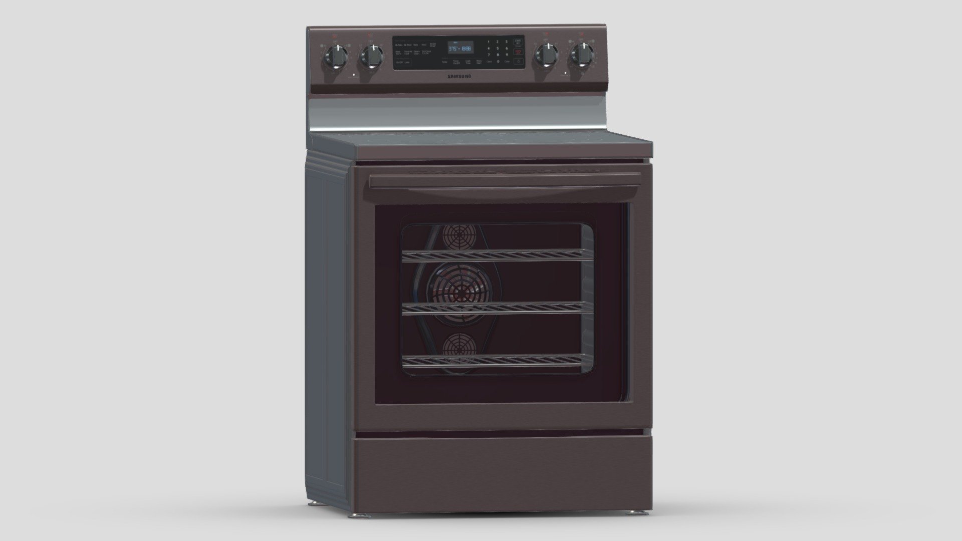 Hi, I'm Frezzy. I am leader of Cgivn studio. We are a team of talented artists working together since 2013.
If you want hire me to do 3d model please touch me at:cgivn.studio Thanks you! - Samsung 5.9 cu.ft.True Convection Freestanding - Buy Royalty Free 3D model by Frezzy3D 3d model