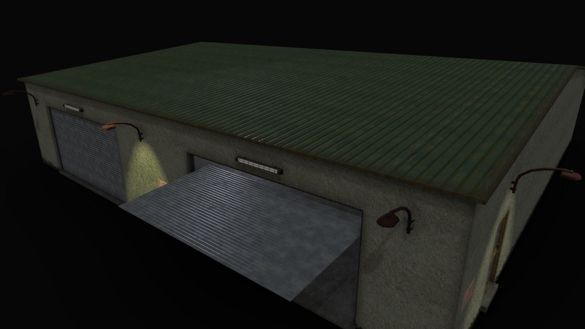 This garage is modular, so you can reuse the objects.




doors and gates are functional if you want to open or close them.




This model is relatively simple and should not present any problems on weaker PCs.




the main textures -  2048x2048, and the other objects -1024x1024.


 - Modular Double Garage - Download Free 3D model by Pinos (@PauloWardson) 3d model