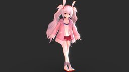 Azure Lane Laffey lane, fbx, azure, vrchat_avatar, vrm, azure-lane, laffey