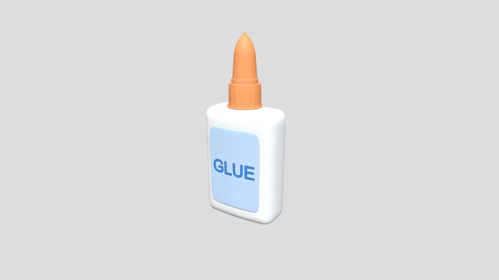 Textures: 2048 x 2048, Four colors on texture: black, blue, orange, white colors.

Has Normal Map: 2048 x 2048.

UV map included: 2048 x 2048.

Materials: 2 - Glue in Bottle, Paper.

Smooth shaded.

Mirrored.

Subdivision Level: 1

Origin located on middle-center.

Polygons: 28544

Vertices: 14282

Formats: Fbx, Obj, Stl, Dae.

I hope you enjoy the model! - Glue In Bottle - Buy Royalty Free 3D model by Ed+ (@EDplus) 3d model