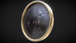 Mirror assets, mirror, props, freemodel, substancepainter, substance, blender, free