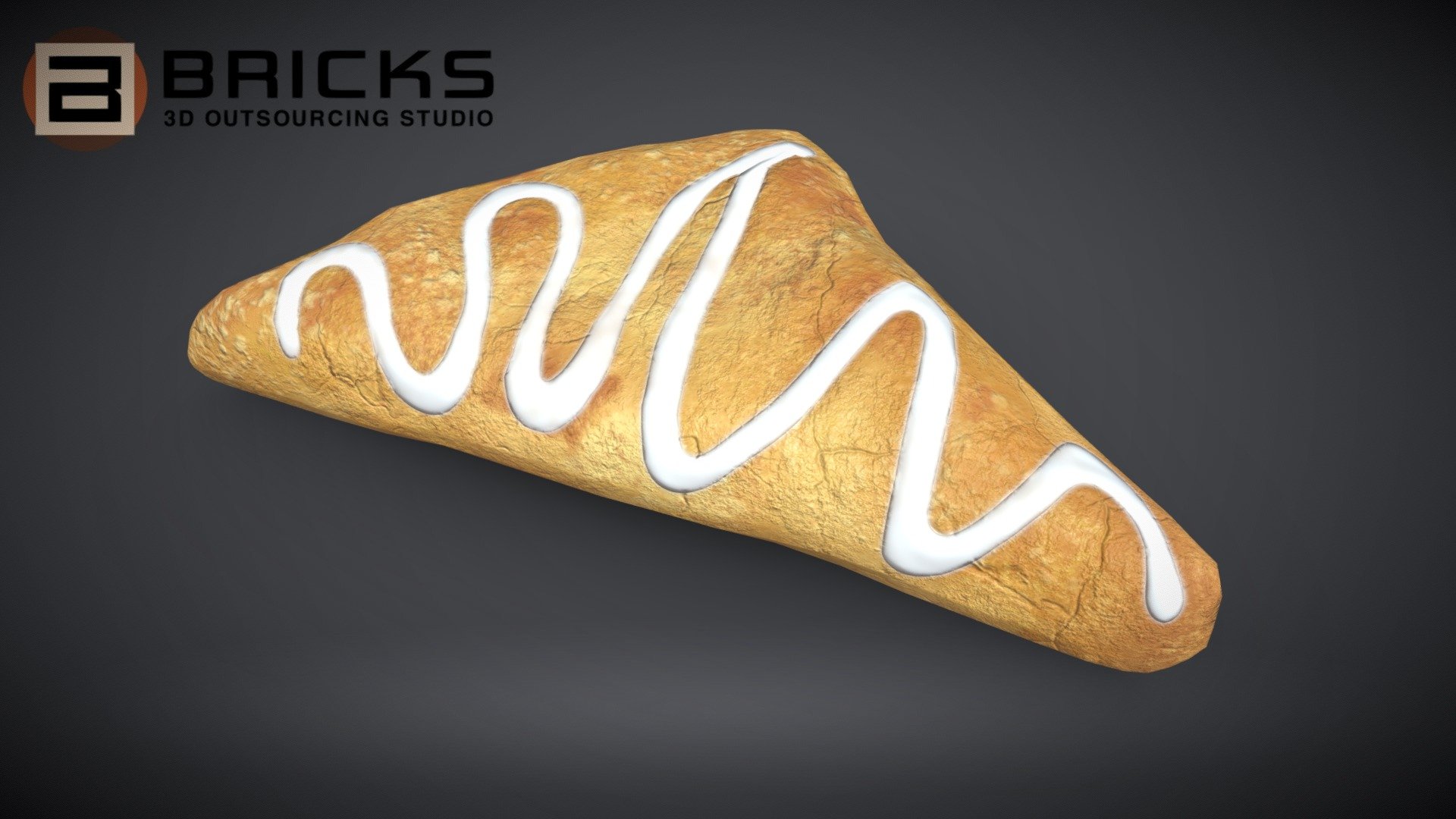 PBR Food Asset:
IcingTurnoverApple
Polycount: 896
Vertex count: 497
Texture Size: 2048px x 2048px
Normal: OpenGL

If you need any adjust in file please contact us: team@bricks3dstudio.com

Hire us: tringuyen@bricks3dstudio.com
Here is us: https://www.bricks3dstudio.com/
        https://www.artstation.com/bricksstudio
        https://www.facebook.com/Bricks3dstudio/
        https://www.linkedin.com/in/bricks-studio-b10462252/ - IcingTurnoverApple - Buy Royalty Free 3D model by Bricks Studio (@bricks3dstudio) 3d model