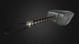 Mjolnir hammer, marvel, ironman, mjolnir, loki, god, artefacts, guardian, asgard, spiderman, hulk, thor, avengers, odin, ragnarok, weapon, fantasy