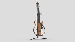Yamaha Slient Guitar SLG200N drum, kit, music, scene, room, violin, instrument, guitar, set, sound, musical, yamaha, clarinet, acoustic, play, vr, ar, horn, trumpet, brass, trombone, percussion, saxophone, cello, cornet, tuba, euphonium, viola, stringed, asset, game, 3d, design, piano, electric, bassoon