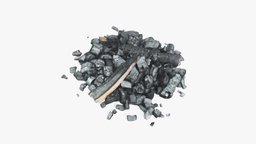 Burned Logs and Ashes fireplace, plant, landscape, picnic, log, prop, photorealistic, camp, ash, site, fire, realistic, coal, firewood, burnt, burned, campfire, wood