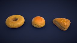Stylized Bakery Products food, breakfast, soft, supermarket, stylised, bread, props, ker, bakery, foods, bagel, bagels, stilized, baker, props-assets, stilised, breads, fortnite, food-and-drink, breadroll, cartoon, gameasset, stylized, shop, download, gameready, bakery-products, bakeryshop, bread-loaf, bakery-goods, lye, milk-bread
