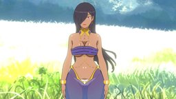 Aisha Belka epic, adventurer, badass, manga, popular, danmachi, girl, blender, free, anime