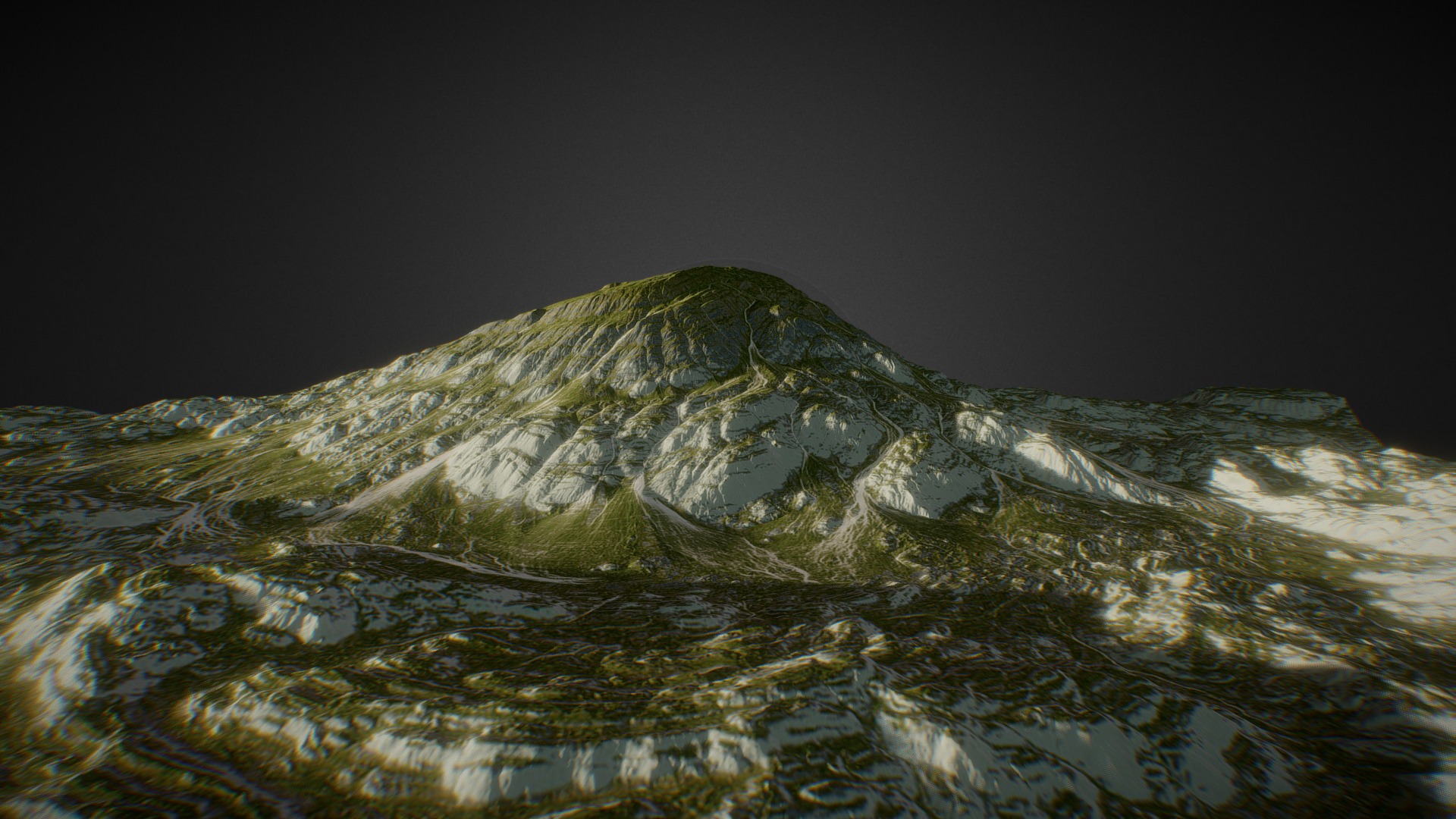Made it casually, with idea for making a coloring tutorial, pity I did not record it =) - Hillfort - 3D model by Shinsoj 3d model