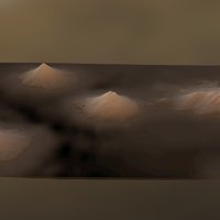 Islands of four Mountains volcano, height, islands, orography, herbert-island, cleveland-volcano, carlisle-island