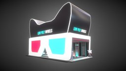 MVFW23 Party | LPM office, party, birthday, headquarters, lowpolymodels, decentraland, mvfw, noai, mvfw23
