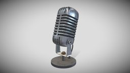 Old Microphone music, quad, microphone, radio