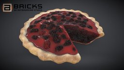 BlackGrassberryPieChart gamereadyasset, 3dgameasset, bricks3dstudio, vietnam3dartoutsource, blackgrassberrypiechart, blackgrassberrypiechartmodel, assetblackgrassberrypiechartgameready, gamereadyblackgrassberrypiechart