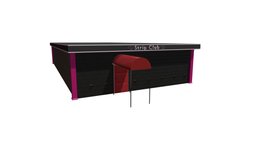 Strip Club Exterior bar, scene, exterior, club, dance, stage, night, outside, , disco, neon, woman, show, dancing, pole, strip, erotic, striptease, girl, stripclub