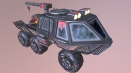 Mars Rover planet, moon, solar, mars, astronomy, rover, astronaut, science, vehicle, substance-painter, sci-fi, car, modo