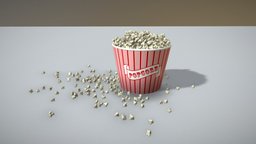 Popcorn Bucket cinema, food, bucket, theatre, pop, snack, movies, entertainment, popcorn, corn, kernel, nowl, container