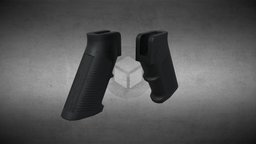 [MWS] AR-15 A2 Pistol-Grip rifle, grip, m4, m16, ar-15, pistol, part, a2, attachment, weapon