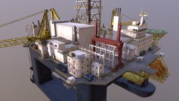 Oil Rig V2 oil, platform, rig, oil-rig
