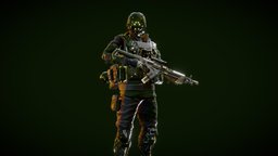 Cyberpunk Green-G Robot warhammer, mech, sci, fi, army, cyber, robotic, cyberpunk, mecha, cyborg, models, soldiers, soldier-equipment, soldier-game, anthem, soldier-sci-fi, soldier-man, army-military-game, army-gear, character, game, man, futuristic, fantasy, clothing, robot, militeryweapon, militarycharacter