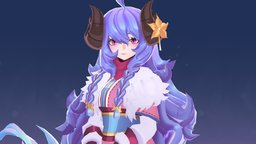 Spirit Blossom Kindred cute, leagueoflegends, kindred, leage, character, girl, blender, blender3d, free, anime, spiritblossom