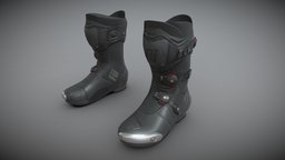 Boots Füsport XR1 Black xbox, energy, moto, playstation, motorcycle, playstation4, boots, xbox360, low-poly-model, motogp, monsterenergy, substancepainter, low-poly, game, 3d, blender, vehicle, art, pbr, lowpoly, car, monster, 3dmodel