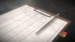 Document Clipboard with Pen office, work, pen, paper, open, worn, closed, used, file, a4, grunge, organizer, documentation, pages, clipboard, documents, recycled, design, wood, yellowed, iso216, windsofhinode