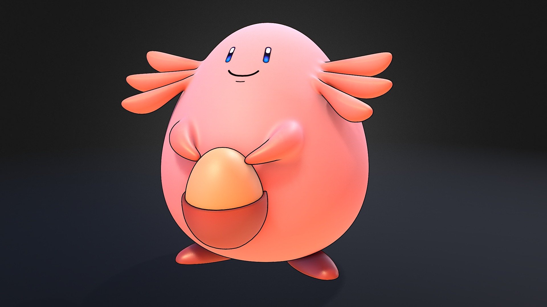 The nursing one?
Artstation: https://www.artstation.com/artwork/xvZJO
Making of: https://youtu.be/qFuiptjBSPY - Chansey Pokemon - 3D model by 3dlogicus 3d model