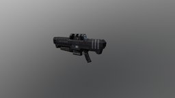 Scar 11 rifle, games, gaming, gun, battlefield-2142, scar-11