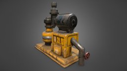 Pump Machine 3d model storage, pump, machinery, warehouse, machine, machines, extraction, industrial