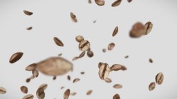 Splash Coffee Bean drink, plant, food, coffee, brown, splash, nature, beans, roasted, dark