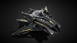 Spaceship future, freemodel, weapon, pbr, lowpoly, military, sci-fi, ship, free, gamemodel, space, spaceship