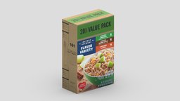Instant Oatmeal Low Poly PBR Realistic drink, food, shelf, unreal, generic, cream, breakfast, item, store, market, ready, morning, vr, ar, sugar, beverage, supermarket, realistic, engine, shelves, grocery, peaches, unity, asset, game, 3d, pbr, low, poly, mobile