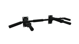 Wall Mounted Pull Up Bar bar, cinema, train, mount, pull, 4d, up, fitness, gym, equipment, mounted, exercise, training, station, health, chin, workout, physical, bodybuilding, powerlifting, 3d, low, poly, model, sport, gear, polygon, wall