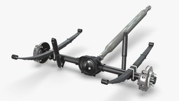 HEAVY DUTY AXLE AND DRIVESHAFT wheel, truck, suv, suspension, drivetrain, brake, joint, stud, driveshaft, differential, axe
