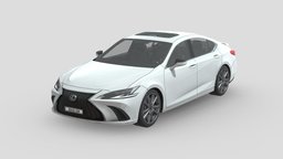 Low Poly Car modern, vehicles, cars, suv, drive, lexus, sedan, luxury, hatchback, toyota, luxury-car, vehicle, car, city, lexus-es, lexus-sport