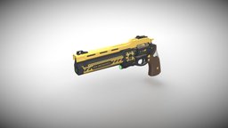 Last Word_Exotic_Hand Cannon destiny, handgun, destinyguns, destiny2, destiny2-fanart