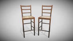Footstool for Bar bar, stool, classic, furniture, chair